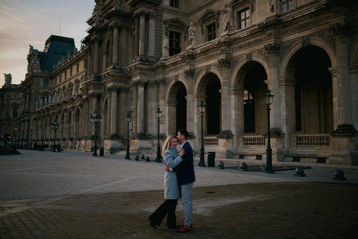 パリでプロの写真家と写真撮影