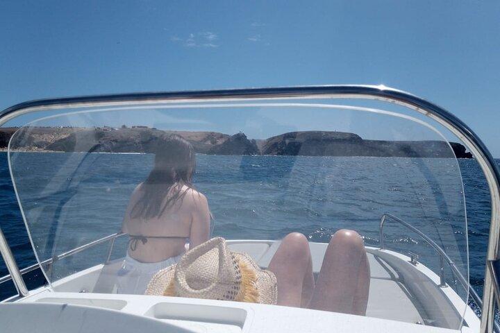 Self drive Bootverhuur in Playa Blanca voor 5 personen