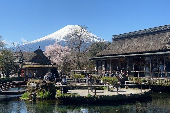 英語ガイドツアー:富士山＆箱根、専用車
