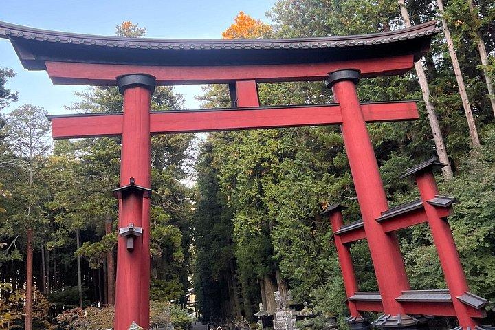 英語ガイドツアー:富士山＆箱根、専用車