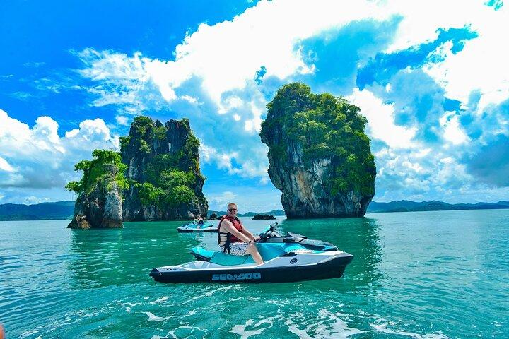 Jet Ski Eilandhoppertocht met transfers vanaf Phuket