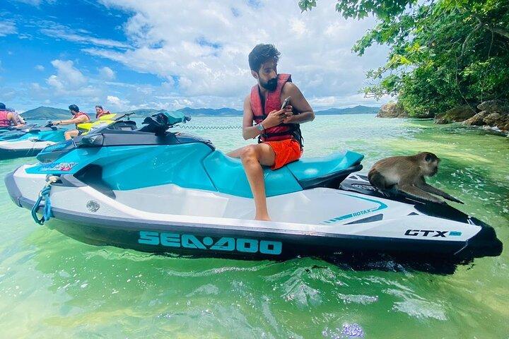 Jet Ski Eilandhoppertocht met transfers vanaf Phuket