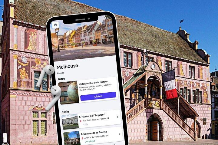 Visite audio en anglais autoguidée de Mulhouse sur votre téléphone