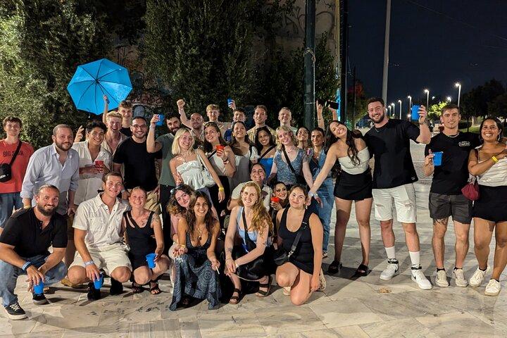 Athens Party Pub Crawl w / 1 hora de barra libre y discoteca VIP Acceso