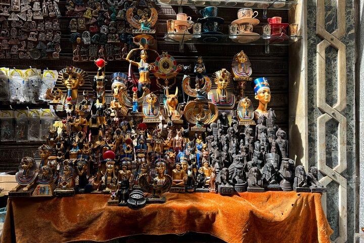 Pyramiderna i Giza tur med khan Elkhalili marknaden och Azhar moskén