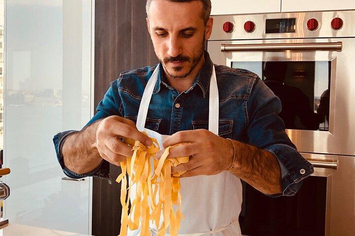 Classe de preparação de pasta e molho fresco em Nova York