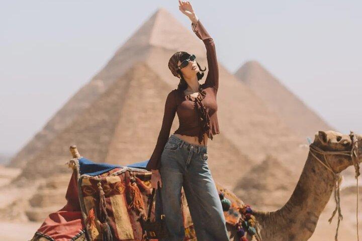 Pyramides de Gizeh, Sphinx, Pyramide de Sakkara, Memphis avec guide expert privé
