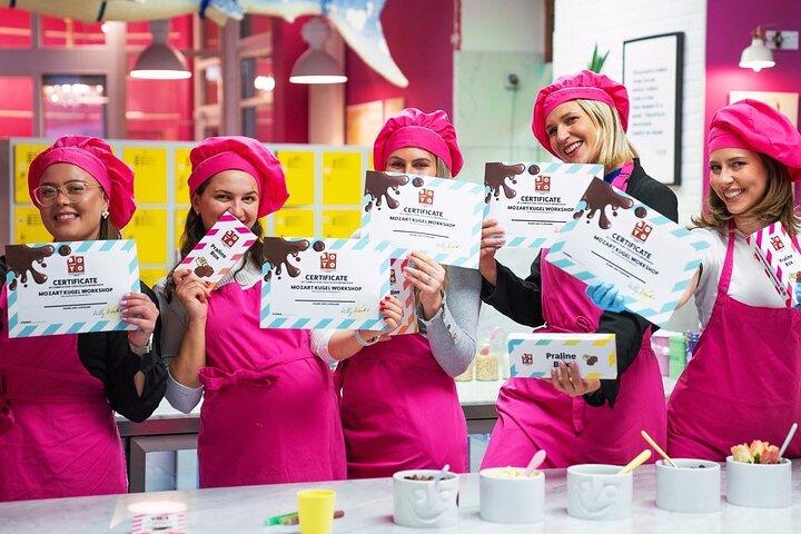 Mozart Kugel Workshop no Museu do Chocolate de Viena "BO-YO"