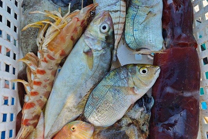 Cefalù: Båttur med fiske, kusttur och lunch ombord