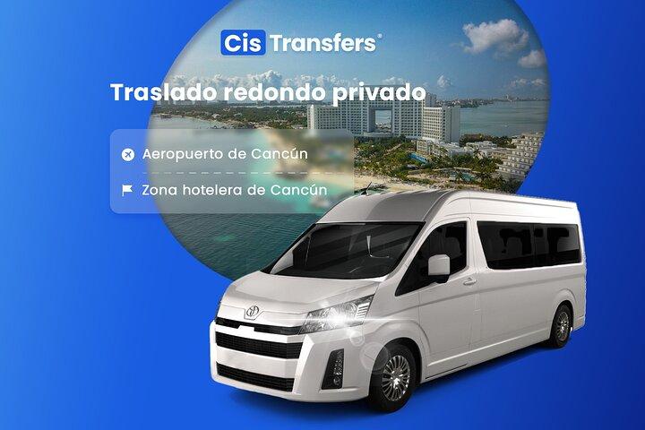 Traslado privativo de ida e volta do aeroporto para a zona hoteleira de Cancún