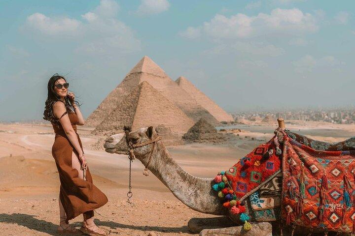 Visita guidata privata Giza Pyramids Sphinx Photographer con fotocamera