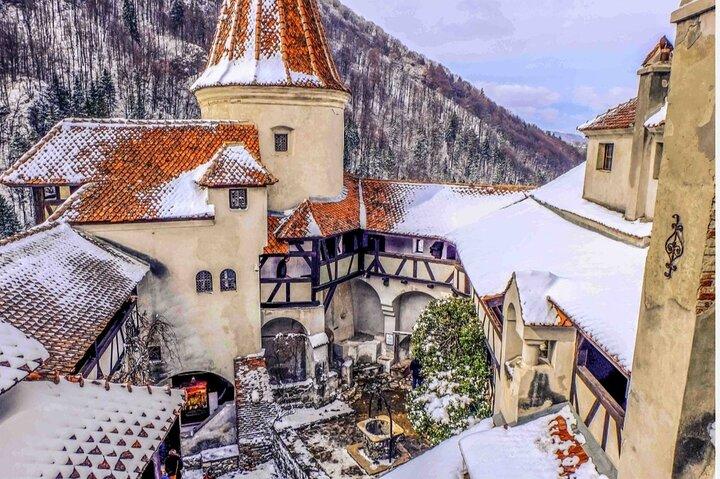 Privat tur till Draculas slott, Peleș slott och Brașov stad