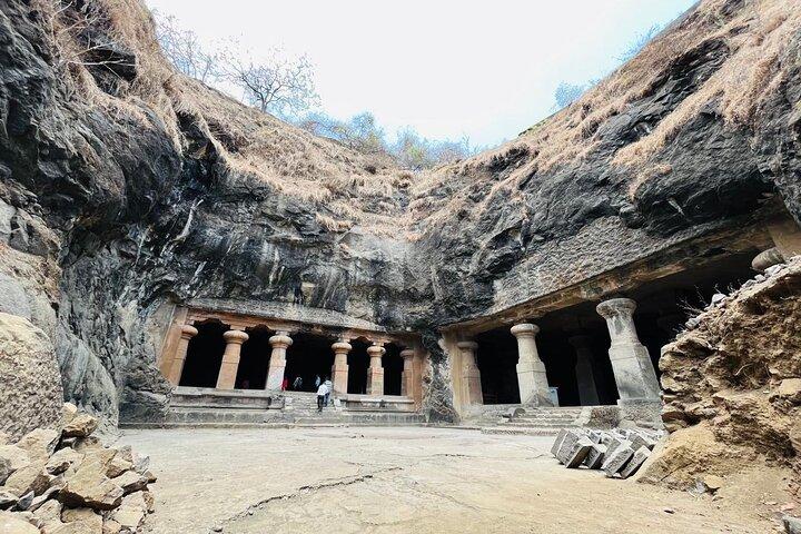 Elephanta Caves utforskning: Guidad tur med färjeupplevelse