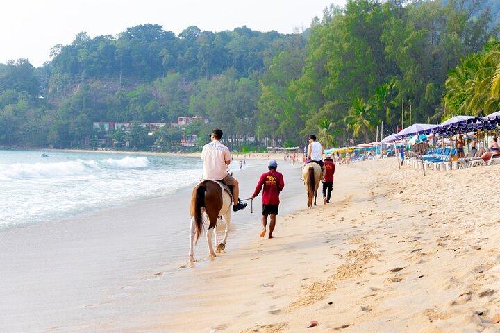 Praia de Phuket e passeios a cavalo 1 hora de experiência