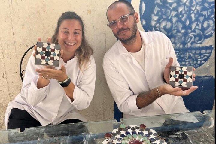 Mosaikverkstad i Marrakech