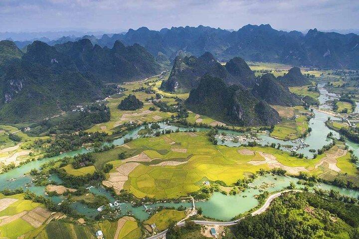 Tour de 2 días por la montaña Angel Eye y la cascada Ban Gioc