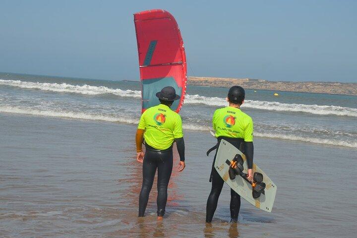 2 timmars Kitesurflektion i Essaouira