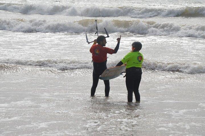 2 timmars Kitesurflektion i Essaouira