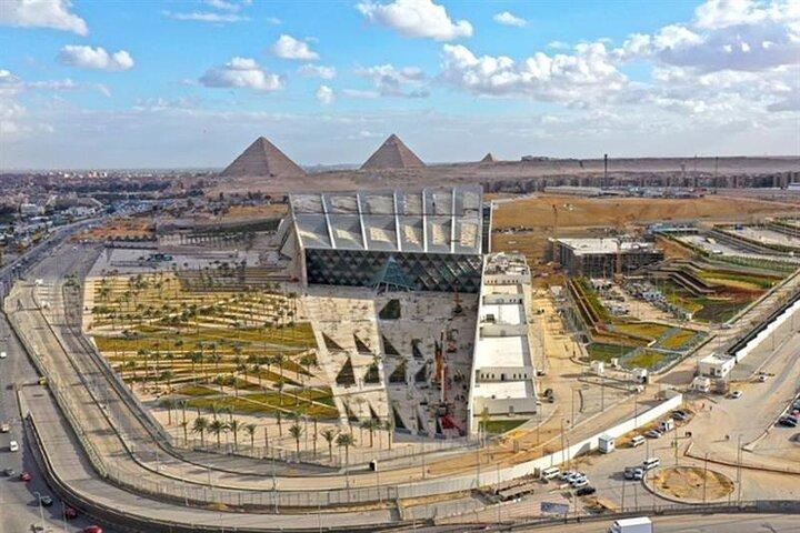 Full Day Pyramids of Giza, Sphinx and Grand Egyptian Museum GEM