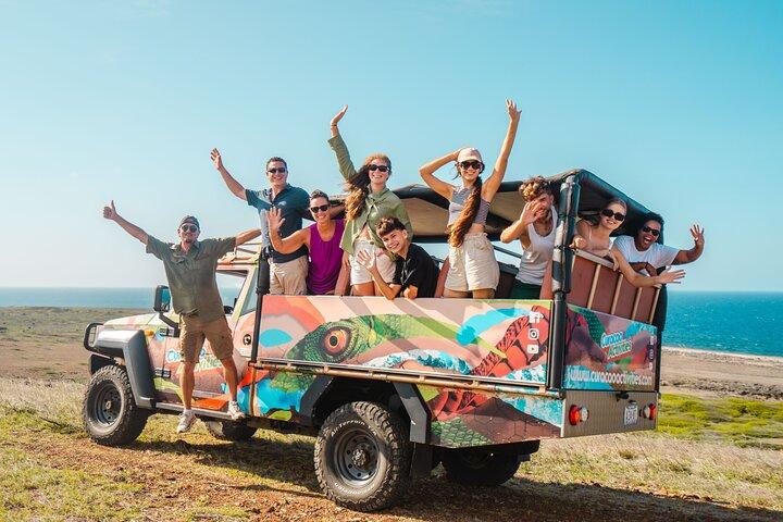 Curaçao Cave Kunuku e Porto Mari Jeep Safari Aventura