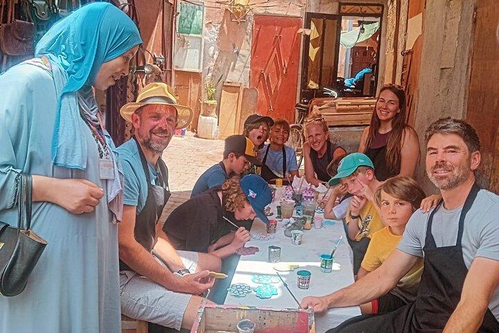 Marrakech Artisan Tour & Workshop Experience with Local Lunch