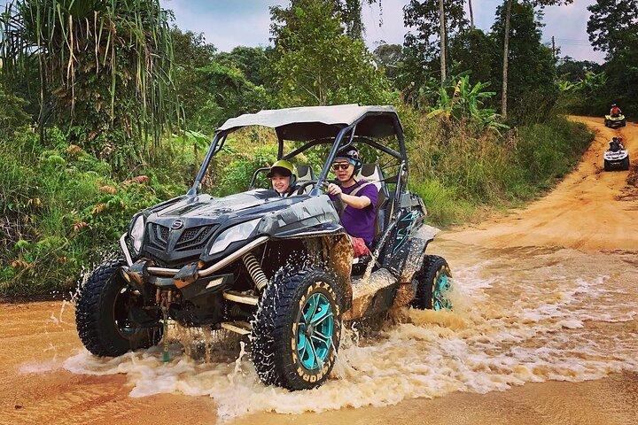 Koh Samui UTV Viagem ao Templo Teepangkorn e a Catarata