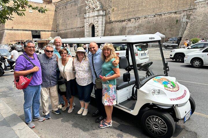 Visite en voiturette privée de Rome de la Catacombe et de l'Ancienne Voie Appienne