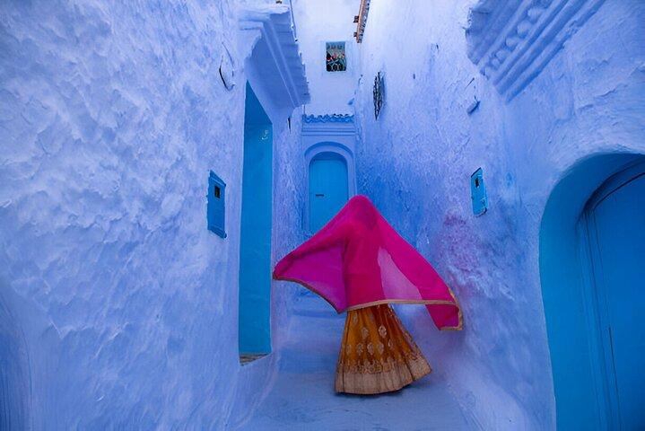 Ganztägiger Ausflug von Rabat nach bleu Stadt Chefchaouen
