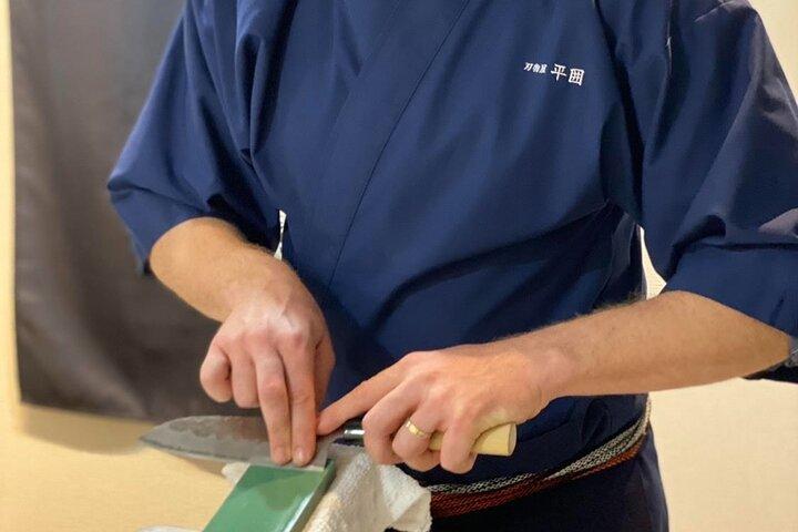Nybegyndervenlig Knive sharpening og fitting håndtag workshop