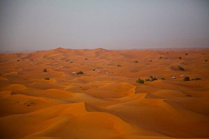Dubai Desert Safari Camel Ride en ATV Bike met BBQ Diner