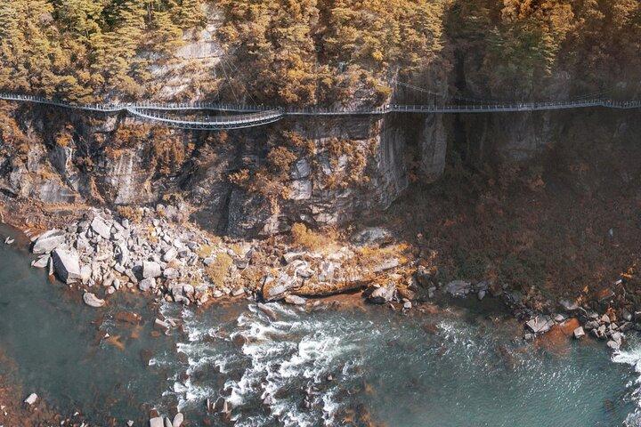 ユネスコ世界遺産の漢灘渓谷、古石亭花園、ピンクナリ公園