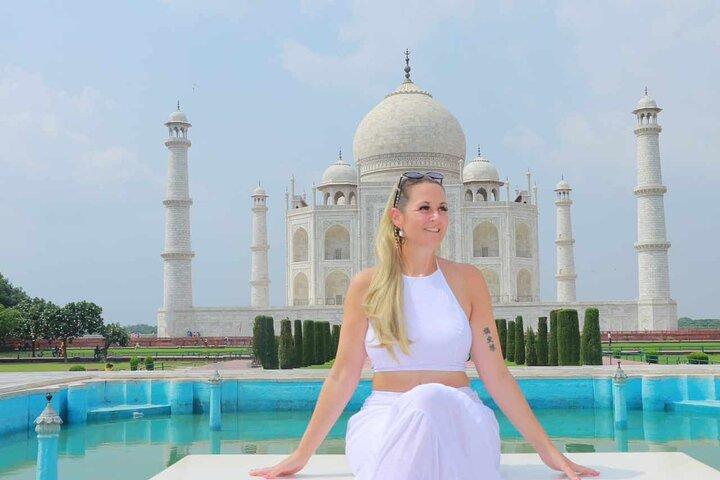 De Delhi: Excursão privada Taj Mahal & Agra com transferências