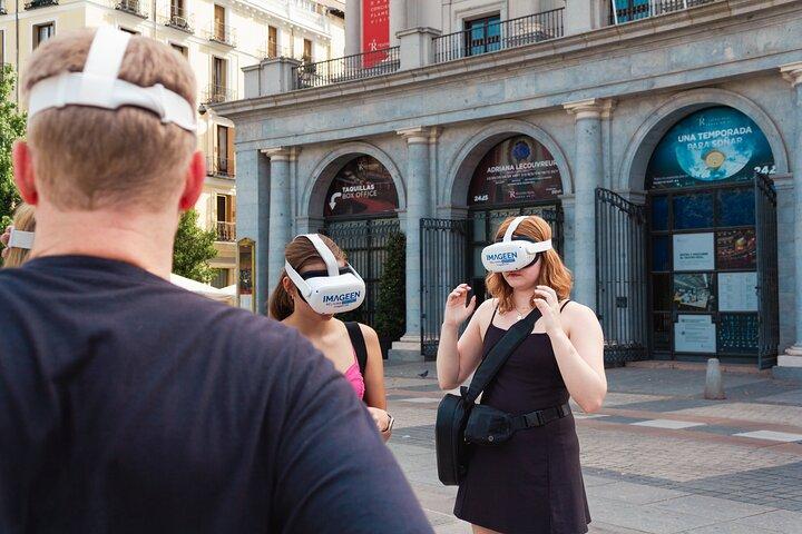Realidade virtual e bicicleta de Madrid