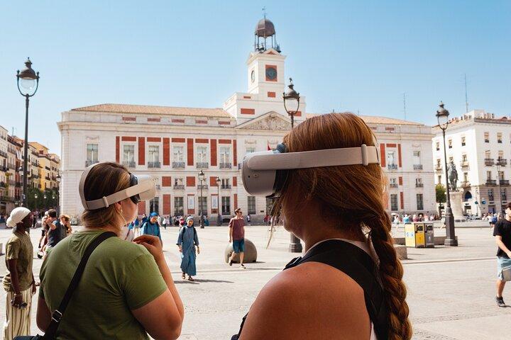 Realidade virtual e bicicleta de Madrid