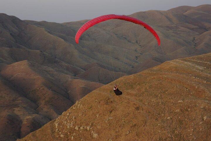 Skärmflygning i High Atlas Marrakech
