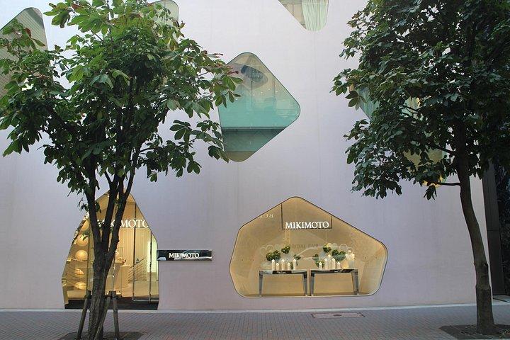 Lille gruppe arkitektur tur i Ginza, Tokyo