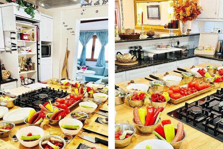 Clase de cocina de Miss Anna Santorini