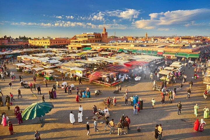 Marrakech de Casablanca com carrinho de cavalo e passeio de camelo