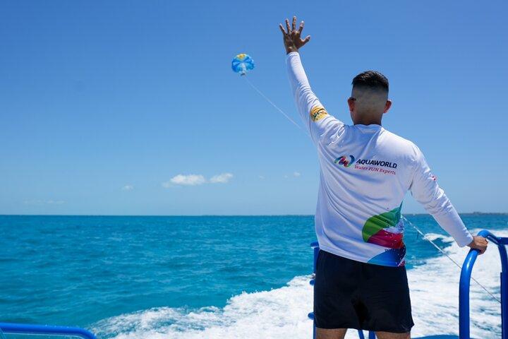 Skyrider Parasailing Tour mit Panoramablick auf Cancun
