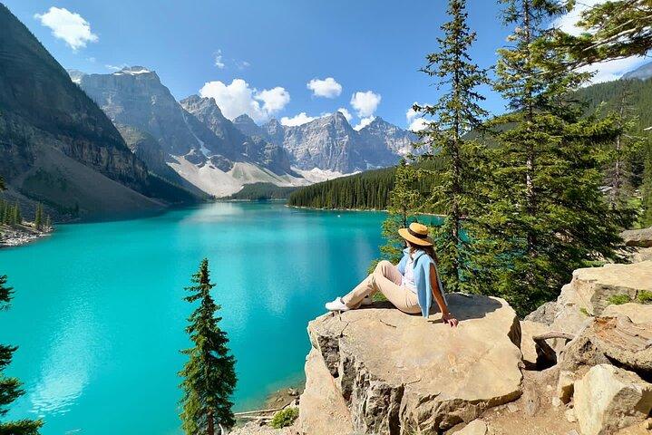 Upptäck Moraine Lake, Banff, Lake Louise och Minnewanka