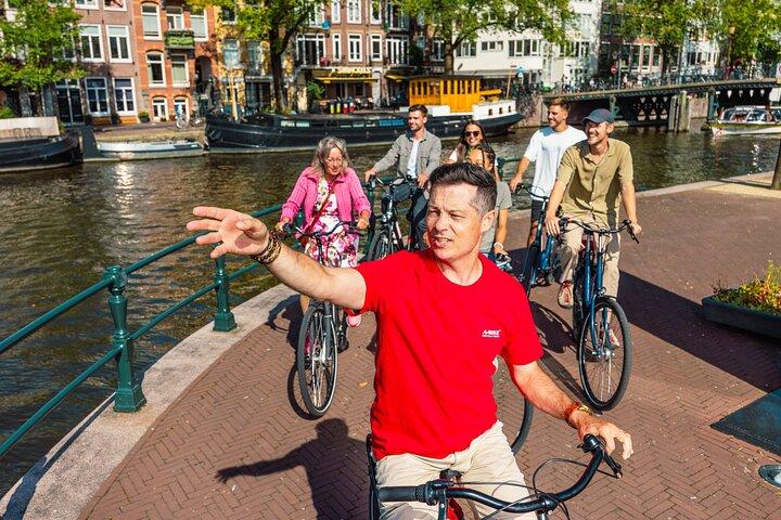 Tour in bicicletta dei punti salienti di Amsterdam - Guidato in EN/ES/DE/NL
