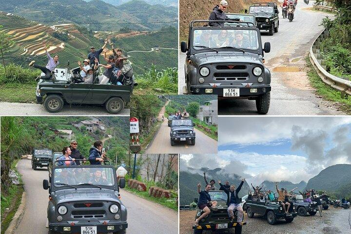 Ha Giang Open Air Jeep 3 dagen en 2 nachten buiten de gebaande paden