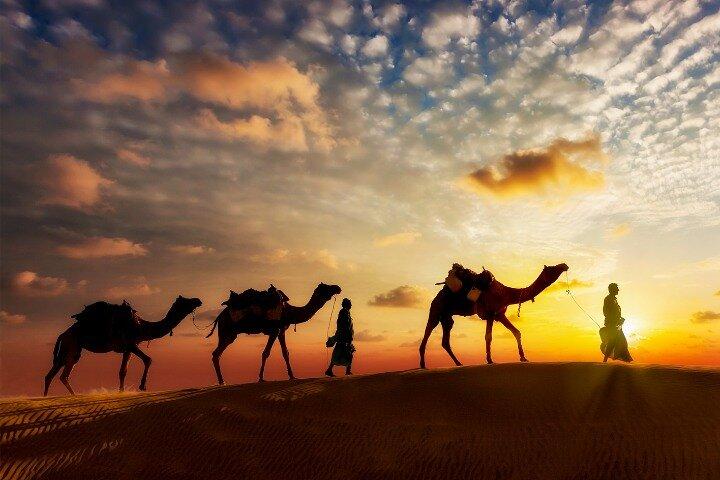 Agadir Sunset Camel Ride Tour com jantar de churrasco