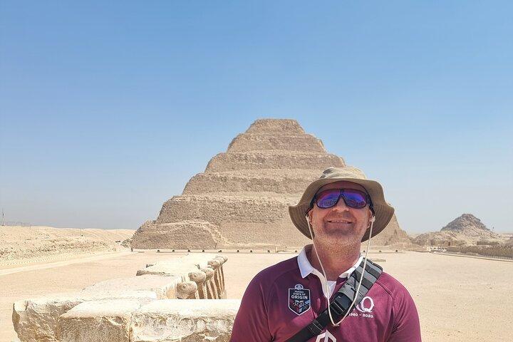 Excursion d'une journée de luxe aux pyramides de Gizeh, Memphis et Saqqara
