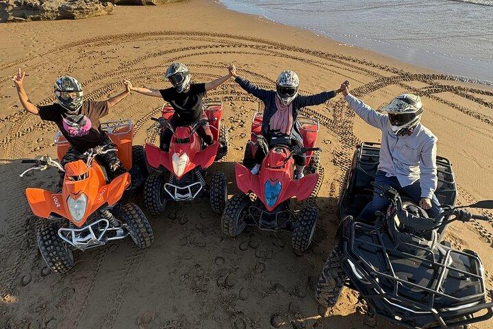 Agadir & Taghazout : Avventura in quad sulla spiaggia e sulla montagna dell'Atlante