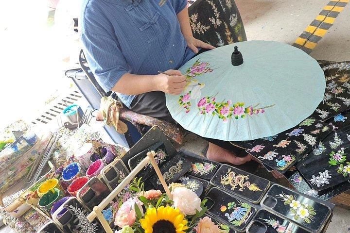 プライベート日帰りツアードイ・ステープ寺院と手芸センター