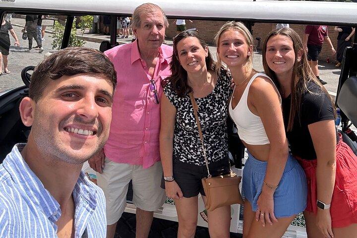 Tour esclusivo di 6 ore di Roma in Golf cart per Crociere
