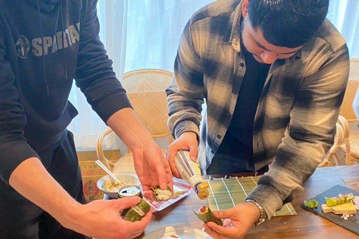 Osaka Sushi Cooking Class "Learn here and make it at home"