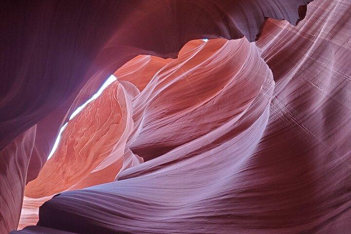 Canyon dell'Antilope inferiore e curva a ferro di cavallo da Sedona