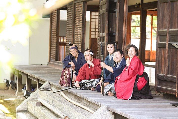 本物の俳優と撮影して京都のサムライ映画スターになる